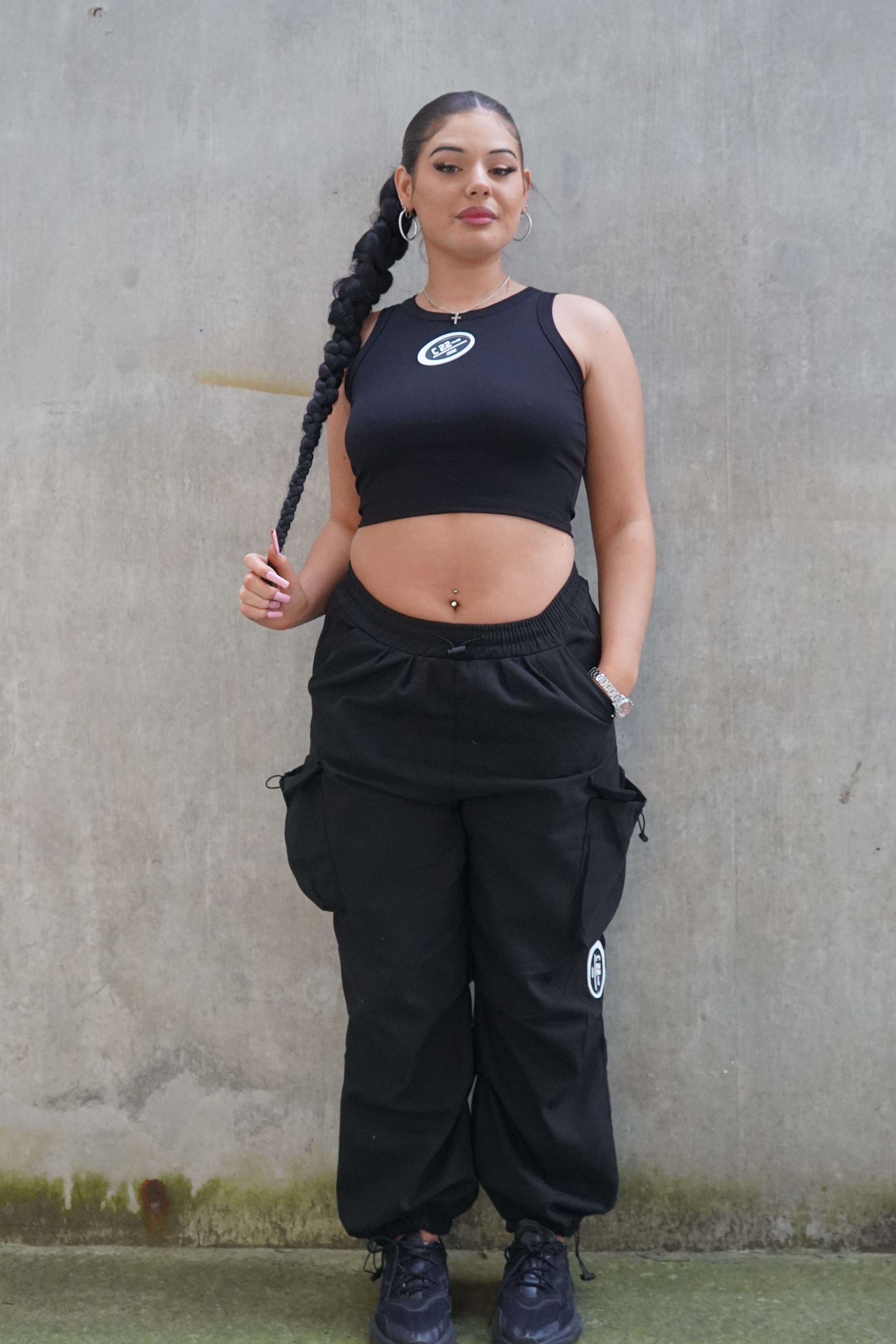 CROP TOP BLACK